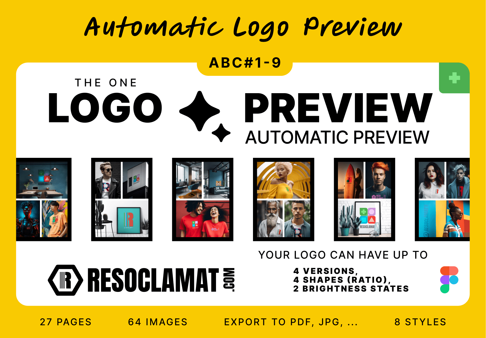 Automatic Logo Preview ABC#1-9